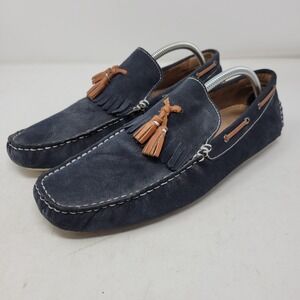 ALDO Shoes Mens Size 12 Suede Tassel Moccasin Driving Loafers Slip On Casual